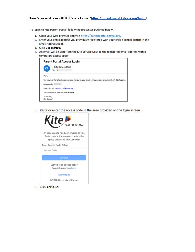 Kite Portal Letter