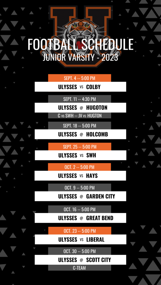 Asics tigers 2018 football schedule deals
